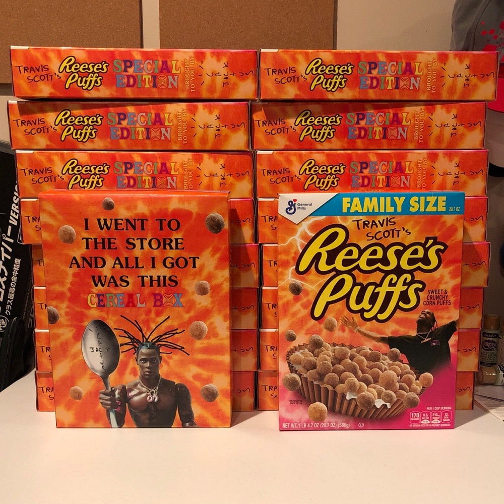 Travis Scott Reeses Puff’s Family Size